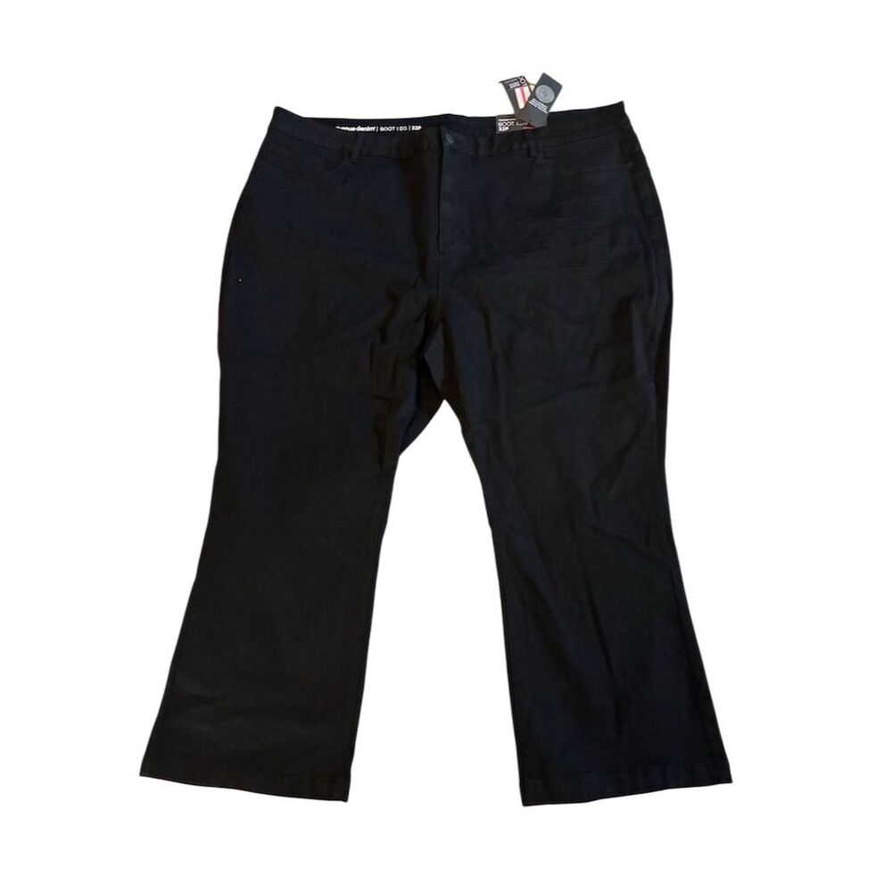 Avenue Women's Petites Black Bootcut Denim Pants 32 NWT
